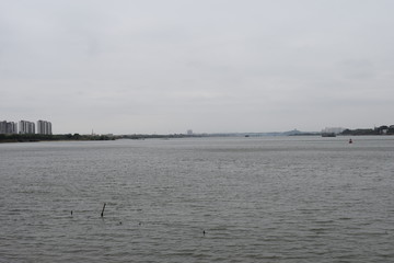 江边风景图片
