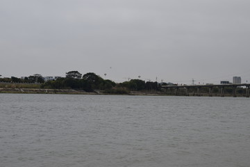 东江对岸