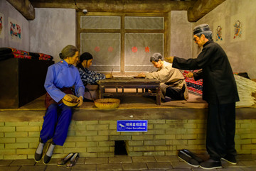 皮影制作手工作坊