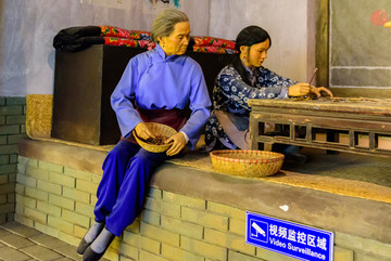 皮影制作手工作坊