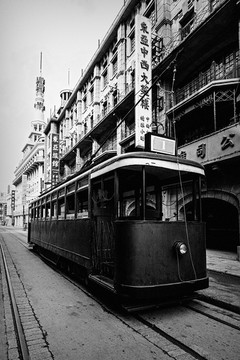 老上海街景