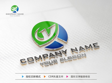 K字母标志 LOGO设计