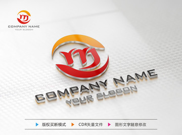 LOGO设计 M字母标志