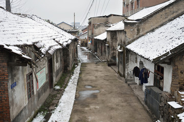 江南雪景