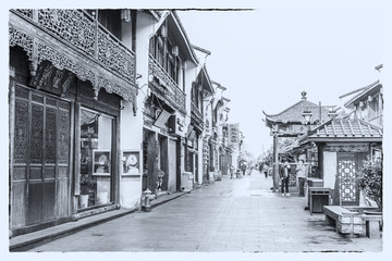 杭州 运河古镇 拱宸桥老照片