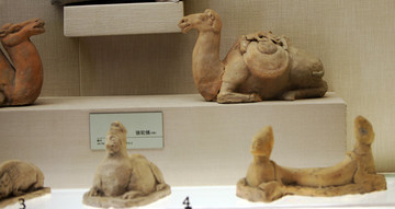 动物陶俑 镇墓兽 唐代文物