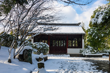 园林雪景