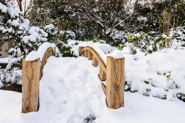 园林雪景