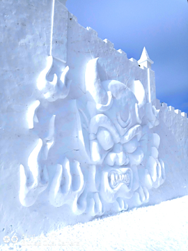 雪雕城堡