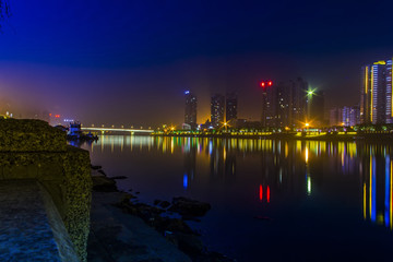 湘江 衡阳夜景