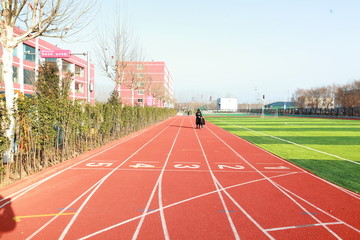 塑胶跑道 跑道 操场