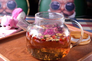 鲜花茶