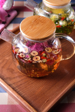 鲜花茶