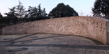 杭州花圃浮雕景观墙