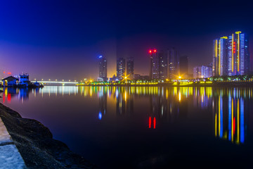 衡阳夜景 湘江