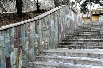 松花石 墙面 地面