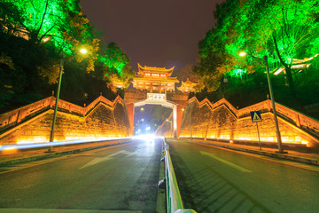 凤凰古城 南华门 夜景