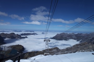 阿尔卑斯山 雪山 铁力士山