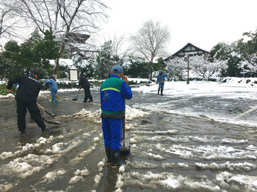 清扫积雪