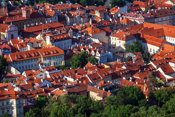 布拉格的红房子远眺