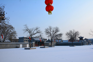 古城雪景