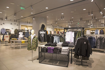 服装专卖店 专卖店橱窗 男装店