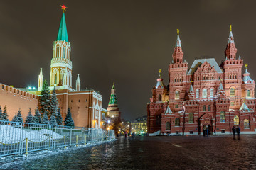 莫斯科红场夜景