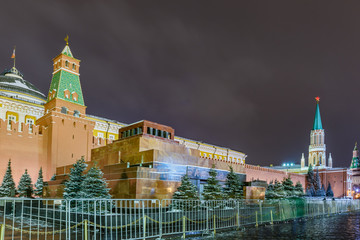 莫斯科红场夜景