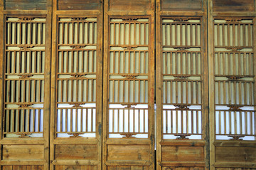 古代木窗