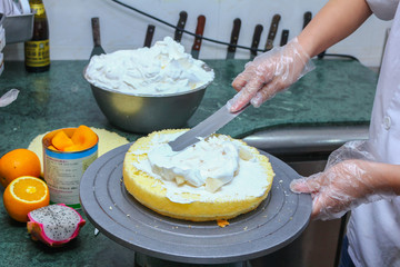 手工制作蛋糕