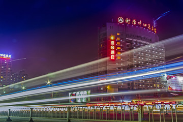 衡阳中心汽车站 夜景