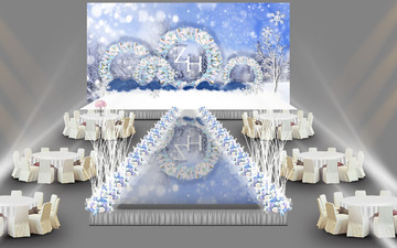 冰雪奇缘婚礼主舞台