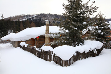 雪乡全景 中国雪乡 雪乡