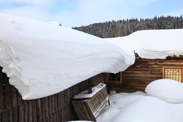 雪乡全景 中国雪乡 雪乡