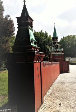 俄罗斯 克里姆林宫墙及钟楼建筑