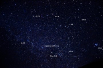 星海及真实实拍星座图