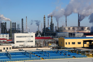 石油化工 化工厂 厂区 厂房