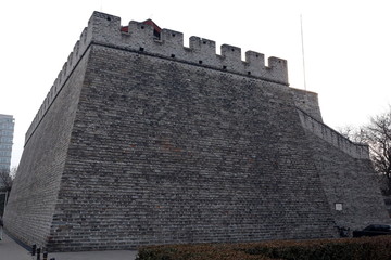北京明代城墙遗址公园城墙