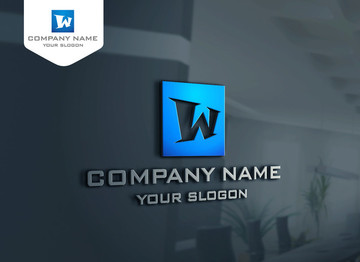 W字母LOGO设计 W字母标志