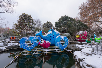 雪后的趵突泉公园 （25）
