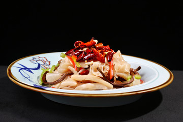 茶树菇鸭肠