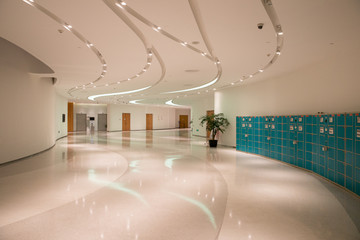 昆山文化艺术中心 一层走廊