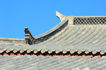 中式古建筑屋脊