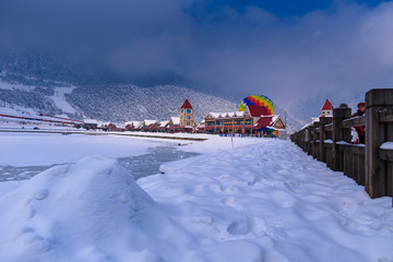 西岭雪山 高清风景