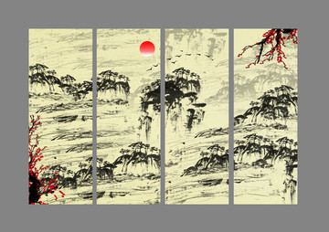 国画山水