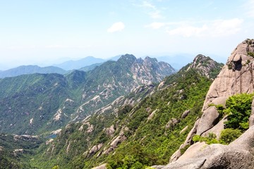 安徽黄山 黄山 山峰 山岳