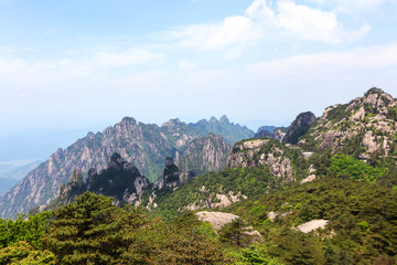 安徽黄山 黄山 山峰 山岳