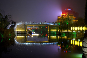 开封御河夜景