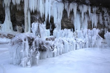 太行山冰雪景观