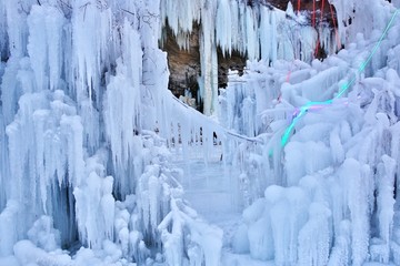 太行山冰雪景观